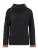 Betty Barclay Sweatshirt mit hohem Kragen in Schwarz/Braun