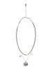 IZIA Women Multi-Chain Necklace in Silver Lilac