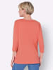 Sieh an! 3/4-Arm-Shirt in koralle-meliert