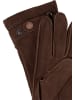 Camel Active Lederhandschuhe mit Fleece-Futter in Dunkelbraun