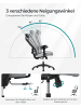 SONGMICS Bürostuhl Kime in Grau - (B)70 x (H)125 x (T)70 cm