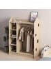 BusyKids Kinderkleiderschrank in Natur 115 x 92 x 41 cm