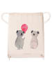 Mr. & Mrs. Panda Baumwolltasche Koala Luftballon ohne Spruch in Creme