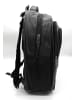 EGOMAXX Kunstleder Rucksack Funktionaler Backpack Wasserabweisendes Design in Schwarz-3