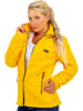 Reichstadt Damen Regular Fit Fleecejacke Kuschelige in Yellow