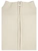 Urban Classics Urban Classics Damen Ladies Cropped Rib Knit Zip Cardigan in whitesand