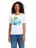Betty Barclay Basic Shirt mit Aufdruck in Patch White/Blue