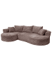 MCW Sofa-Garnitur P19, Liegefläche links, Braun