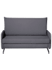 Beliani 2-Sitzer Sofa BELFAST in Grau/Schwarz - (W) 147 x (H) 68 x (L) 80 cm