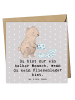 Mr. & Mrs. Panda Klappkarte Fliesenleger Herz mit Spruch in Grau Pastell