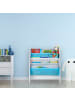 relaxdays Kinder Bücherregal Lagerfeuer in Bunt - (B)62 x (H)71 x (T)29 cm