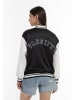 myMo Damen Collegejacke in Schwarz
