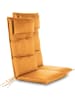 Aspero 2 Hochlehner Stuhlauflagen Sitzpolster in Orange