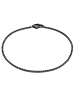 True Rebels Armband aus Edelstahl in schwarz
