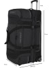 normani Reisetrolley 120-150 L mit Kleidertaschen in Schwarz/Grau