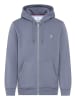 Delmao Kapuzensweatjacke in grau