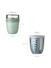Mepal 2er Set Lunchpot mit Fruitpot Ellipse in Vivid Mauve