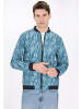 MO Men Jacket in light blue multicolor