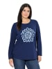 Ulla Popken Longsleeve in tintenblau
