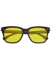 Breed Polarisierte Sonnenbrille "Linux" in Schwarz/Gelb