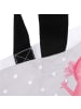 Mr. & Mrs. Panda Shopper Axolotl Hurra mit Spruch in Grau Pastell