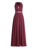 Vera Mont Abendkleid mit Spitze in Wild Ruby