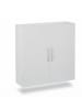 relaxdays Badschrank in Weiß - (B)60 x (H)60 x (T)20 cm
