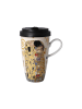 Goebel Künstlertasse mit Deckel " Gustav Klimt - Der Kuss " in Klimt - Kuss