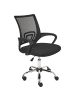 Beliani Bürostuhl SOLID in Schwarz/Silber - (W) 60 x (H) 88 x (L) 60 cm
