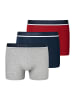 Schiesser Retro Short / Pant 95/5 Organic Cotton in Rot / Blau / Grau