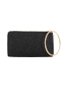 faina Clutch in Schwarz