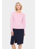 SAINT TROPEZ Strickjacke A8661, Classic fit in Pink Nectar