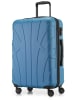 suitline mittelgroßer Hartschalen-Koffer Check-In Reisekoffer TSA 68L in Cyanblau