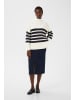 PART TWO Strickpullover ZiyaPW Lockere Passform in Dark Navy Stripe