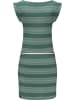 ragwear Sommerkleid Tag Blockstripes Intl. in Dusty Green