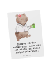 Mr. & Mrs. Panda Postkarte Beamtin Humor mit Spruch in Weiß