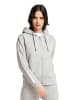 Carlo Colucci Kapuzensweatjacke Cattaruzza in Grau Meliert