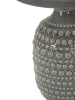 Mauro Ferretti Graue Keramik-Nachttischlampe Ø 15x30,5 cm