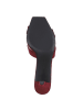 Ital-Design High-Heel Sandalette in Weinrot