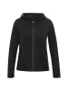 myMO ATHLSR Damen Fleecejacke in Schwarz
