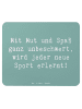 Mr. & Mrs. Panda Maus-Pad Spruch Neue Sportart versuchen mit Spruch in Meeresbrise