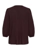 Kaffe Langarm-Bluse KAannika Regular fit in Fudge