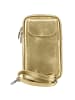Toscanto Toscanto Umhängetasche, Handtasche Leder gold ca. 12cm