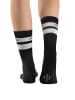 Copenhagen Studios Tennissocken in 3x schwarz mit weißen Streifen