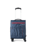 benzi 5825 4 Rollen Kabinentrolley 55 cm mit Dehnfalte blau
