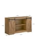 SoBuy Schuhschrank in Medium Eiche - (W) 40 x (H) 70 x (L) 120 cm