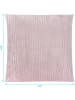 Aspero 4er Set Kissenbezüge aus Streifen-Flanell 45x45 cm Zarate in Rosa