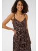Kaffe Kleid KAlorinda Tight fit in Seal Brown/Turtledove Dot
