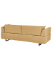 Beliani 3-tlg 3-Sitzer Sofa SOKNA in Gelb/Schwarz
