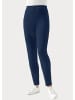GOLDNER Kurzgröße:  Bequeme Leggings mit flexiblem Sitz in marine